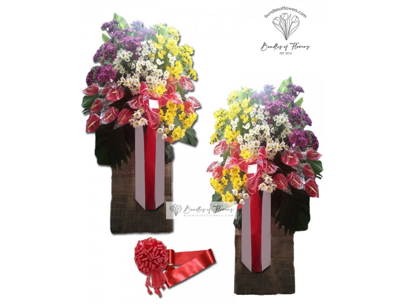 inaugural flower delivery philippines Ribbon Cutting Flowers 05